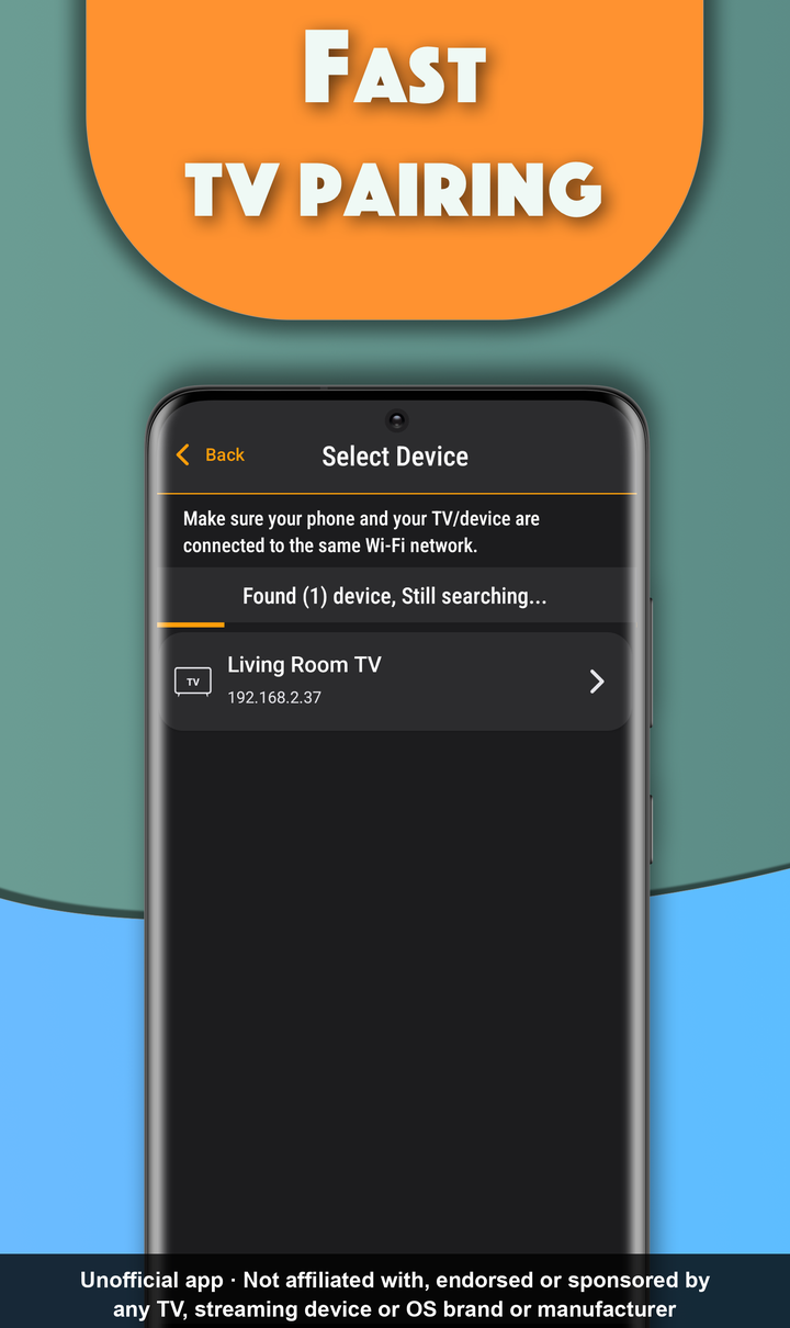 Remote for Smart TV — device discovery