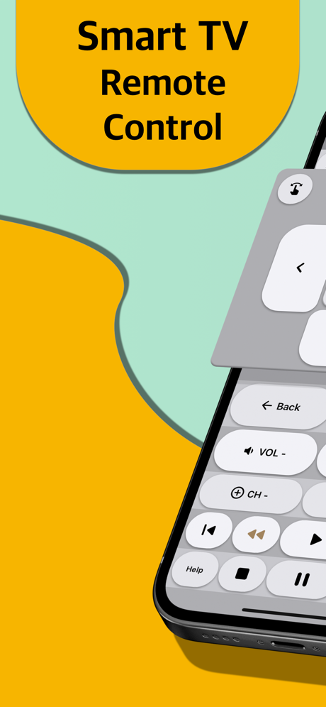 Smart Remote Control App — remote screen on iPhone